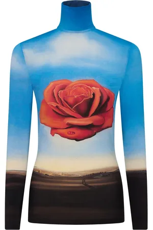 Paco rabanne Rose print long