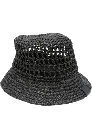 JUUN.J Raffia bucket hat