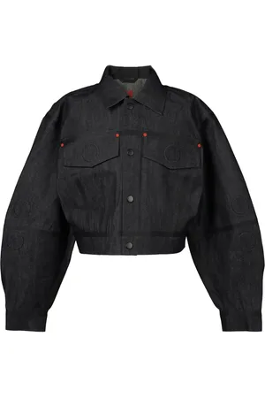WALTER VAN BEIRENDONCK Embossed denim jacket