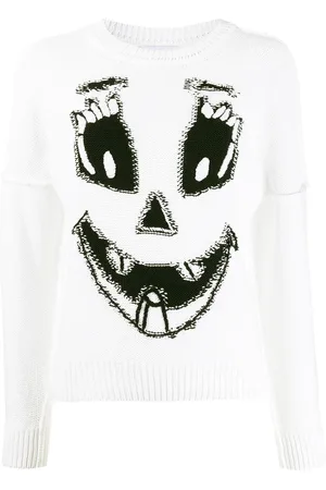 Moschino Pumpkin Face intarsia jumper