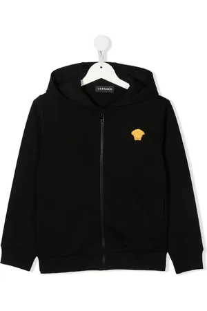 VERSACE Medusa embroidered zip