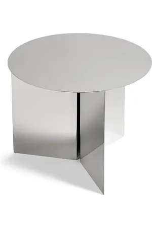 Hay Slit reflective round side table