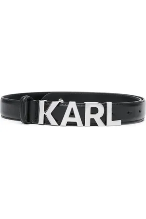 Karl Lagerfeld K/letters medium leather belt