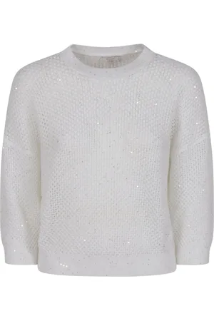 PESERICO SIGN Sequinned knit sweater