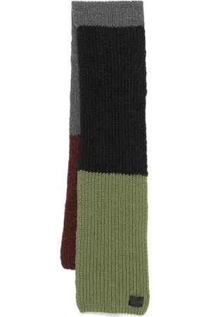 Paul Smith Colourblock knitted scarf