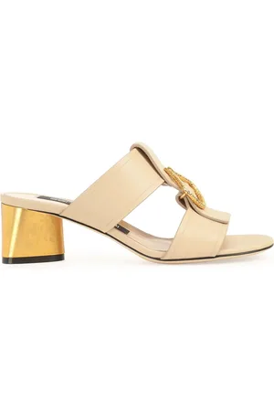 Sergio Rossi 50mm Sea Scale sandals