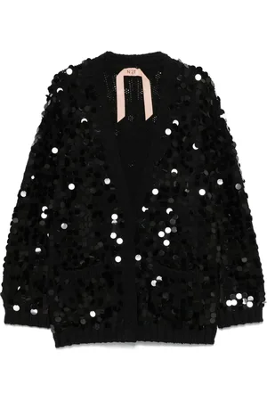 Nº21 Sequined cardigan