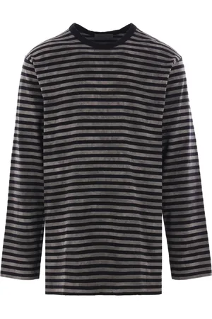 YOHJI YAMAMOTO Striped cotton T