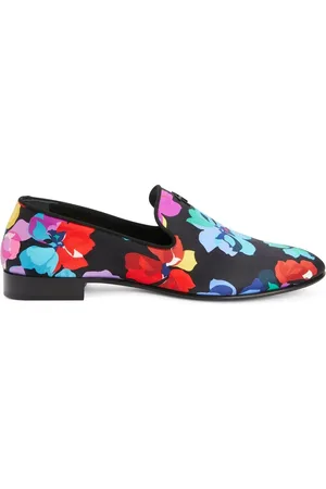 Giuseppe Zanotti Lewis Bloom printed loafers