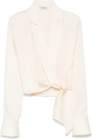 GOEN.J Shawl lapel blouse