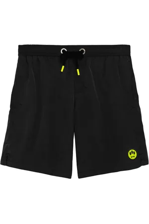 BARROW Logo print swim shorts