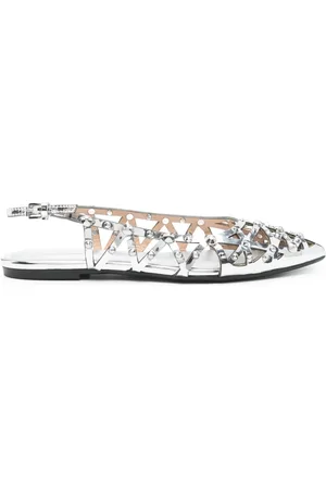 Ash Mirror ballet flats