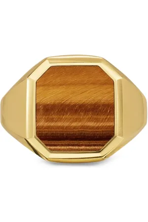 David Yurman 18K yellow Streamline?? signet ring