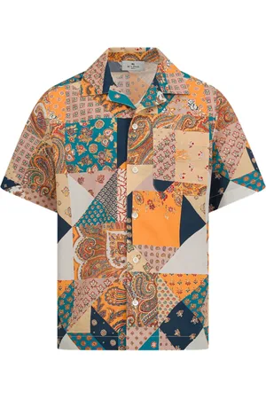 Etro Patchwork cotton shirt