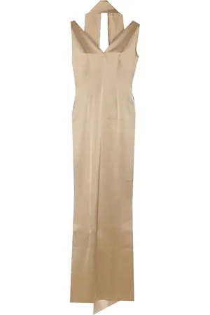 FELY CAMPO Satin maxi dress