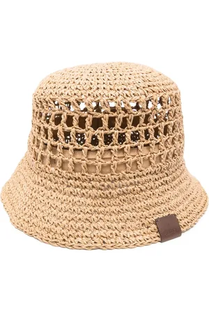 JUUN.J Raffia bucket hat