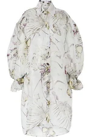 GENNY Shirt midi dress