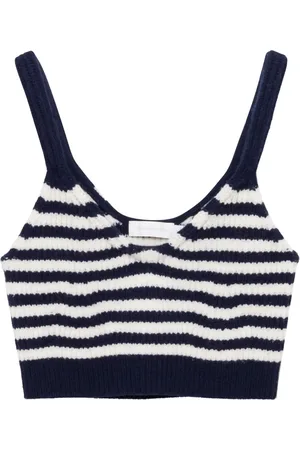 Simkhai Braylee striped cropped top