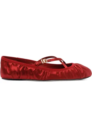 Dolce & Gabbana Satin ballerina shoes