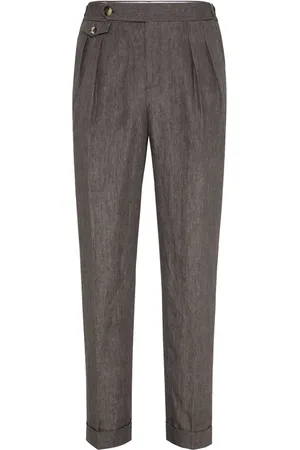 Brunello Cucinelli Linen tailored trousers