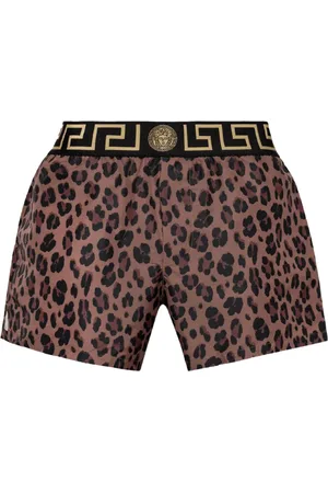 VERSACE Greca detailing swim shorts