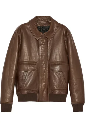 YVES SALOMON Aviator leather jacket