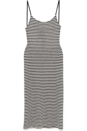 Emporio Armani Striped midi dress