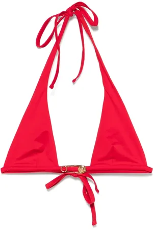 VERSACE Safety Pin bikini top