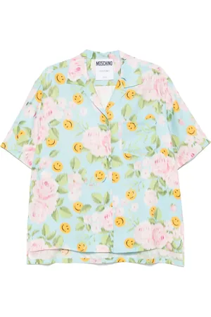 Moschino X Smiley silk shirt