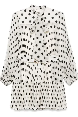 ZIMMERMANN Pussy bow mini dress