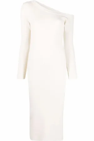 Paula Asymmetric knit dress