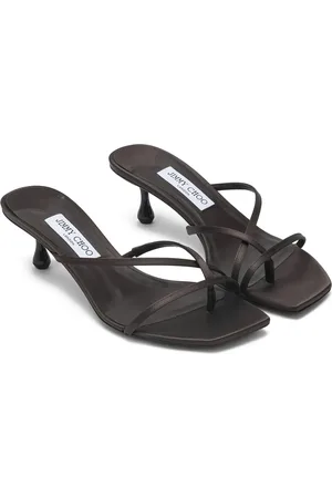 Jimmy Choo 50mm leather mules