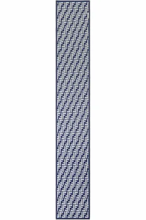 Fendi Jacquard reversible scarf