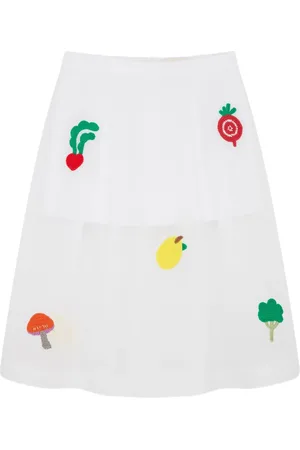 MIRA MIKATI Embroidered mini skirt