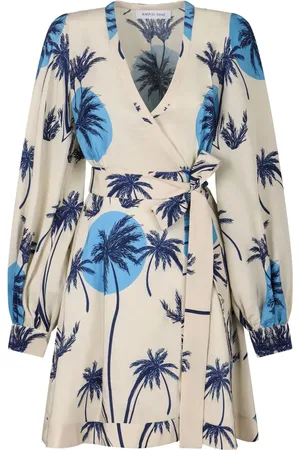 RAQUEL DINIZ Printed wrap dress