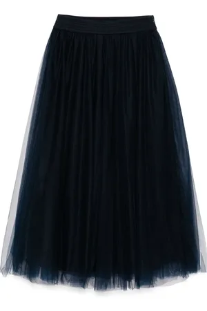 Fabiana Filippi Tulle midi skirt