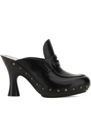 Burberry 100mm leather mules