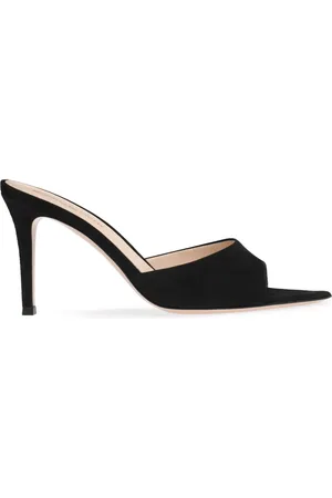Gianvito Rossi Elle 85mm suede mules