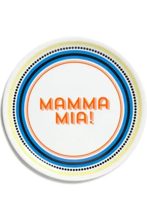BITOSSI 6 piece Mamma Mia pizza plate set