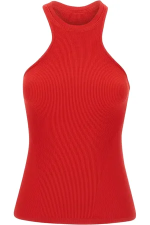 andre damo Ribbed jersey tank top