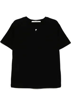 KIMHEKIM Mini heart embroidered T
