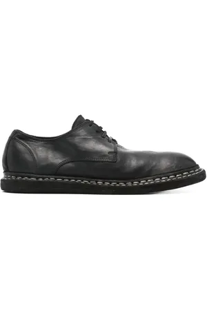 GUIDI Leather Derby shoes