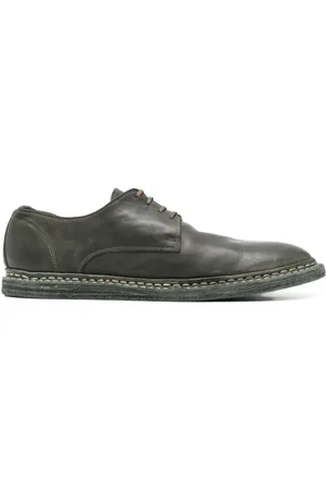 GUIDI Leather Derby shoes