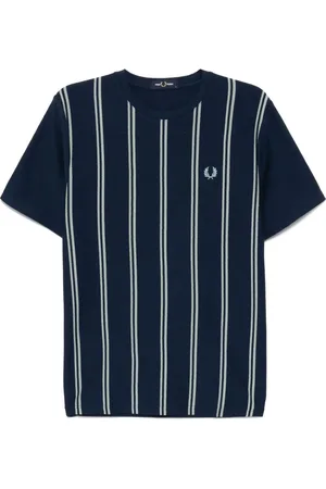 Fred Perry Striped crepe T