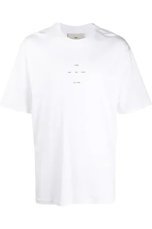SONG FOR THE MUTE Logo print cotton T