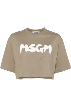 Msgm Printed cropped T