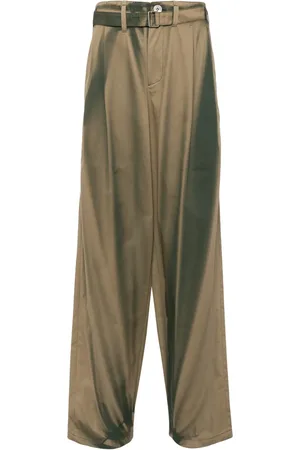 JiyongKim Cotton wide leg pants