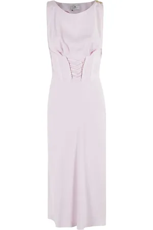 Elisabetta Franchi Corset midi dress