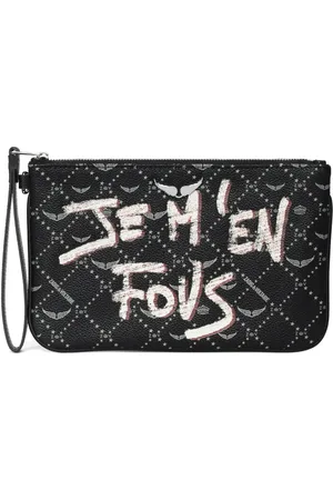 Zadig & Voltaire Monogram clutch bag