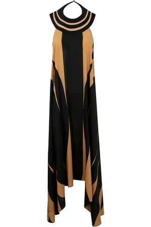 VOLANTIS Silk midi dress